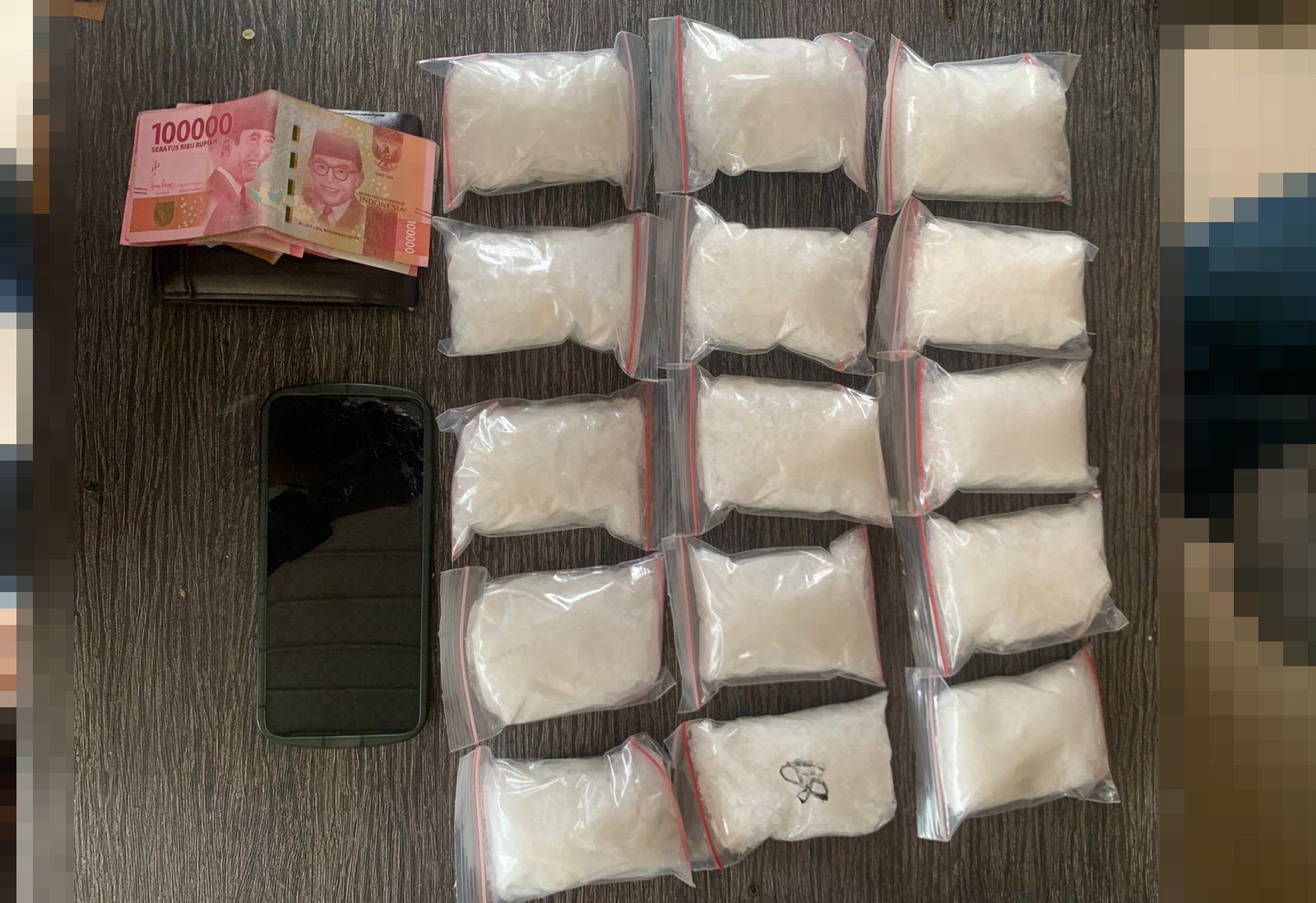 Bandar Narkoba Lintas Provinsi di Lampung Ditangkap, Polisi Sita 15 Kg Sabu Siap Edar Senilai Rp22,5 Miliar